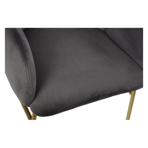 Armchair Dekodonia Grey Polyester Metal Polyester (73 x 63 x 82 cm) Dekodonia