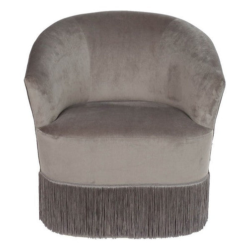 Armchair Dekodonia Grey Polyester (67 x 60 x 71 cm) Dekodonia