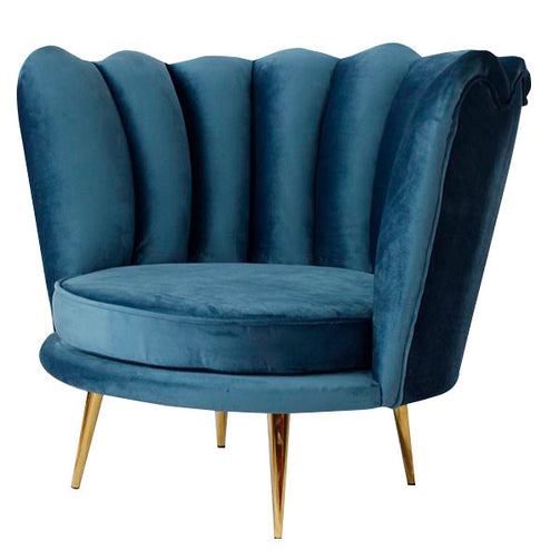 Armchair Art Deco Shell (85 x 78 x 73 cm) BigBuy Home