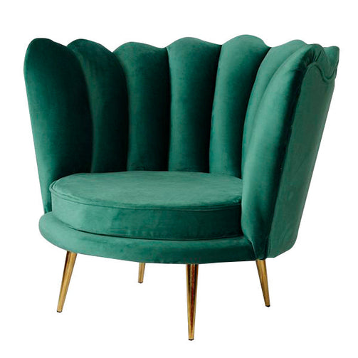 Armchair Art Deco Shell (85 x 78 x 73 cm) BigBuy Home