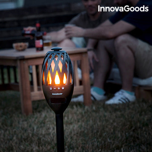InnovaGoods LED Flame Lamp & Bluetooth Speaker InnovaGoods