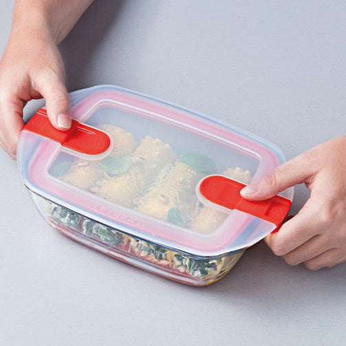 Lunch box Pyrex COOK&HEAT Transparent Glass Pyrex
