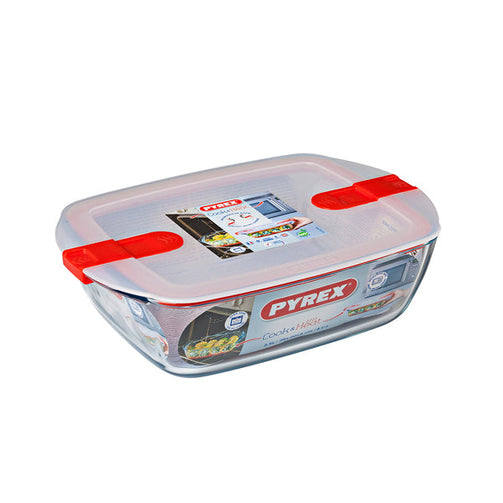 Lunch box Pyrex Cook & Heat 2,5 L (28 x 20 x 8 cm) Pyrex