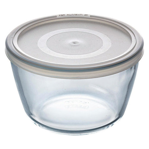 Hermetic Lunch Box Pyrex C&F Transparent Borosilicate Glass Pyrex