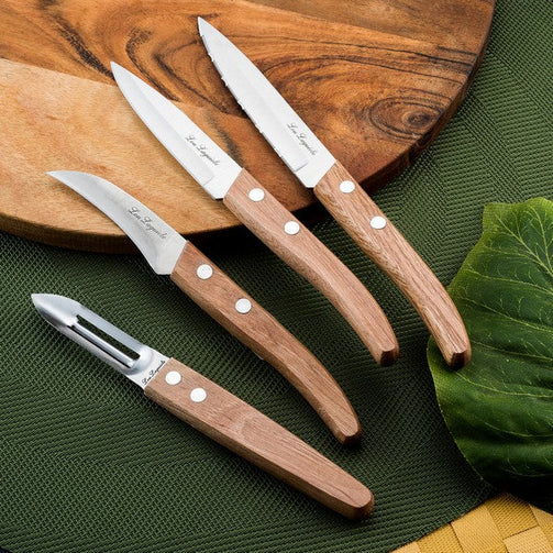 Knife Set Amefa Forest Wood (4 pcs) Amefa