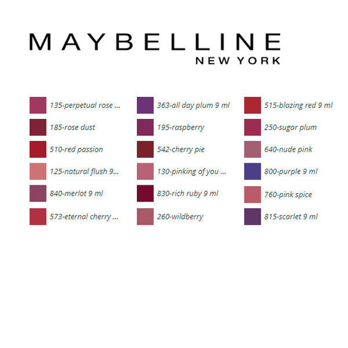 Lipstick Superstay Maybelline Maybelline