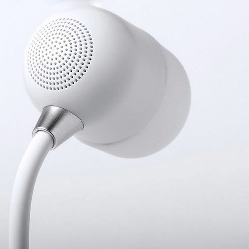 LED Lamp with Bluetooth Speaker and Wireless Charger White 146268 BigBuy Tech