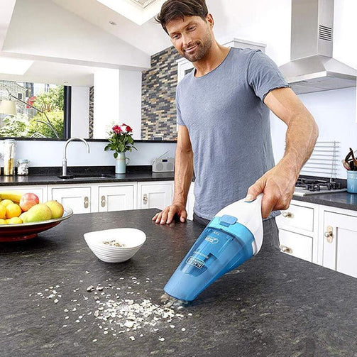 Cyclonic Hand-held Vacuum Cleaner Black & Decker WDC115WA 0,38 L 65 dB 7W White Blue Black & Decker