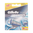 Replacement razorblade Mach 3 Turbo Gillette (4 uds) Gillette