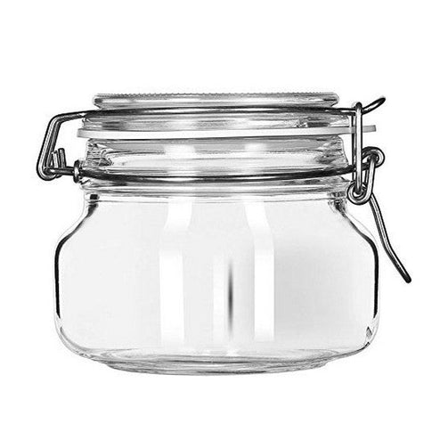 Glass Jar Borgonovo Crystal Borgonovo