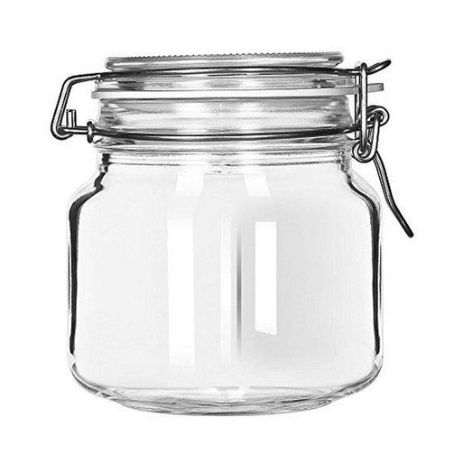 Glass Jar Borgonovo Crystal Borgonovo