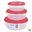 Set of 3 lunch boxes Tontarelli (0,5 - 1 - 2 L) Tontarelli