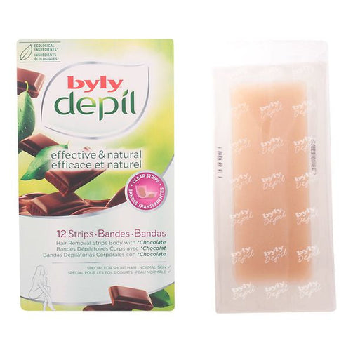 Body Hair Removal Strips Depil Chocolate Byly (12 uds) Byly