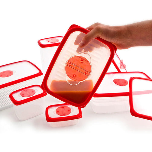 Hermetic Lunch Box Quid Frigo-Box Transparent Plastic Quid