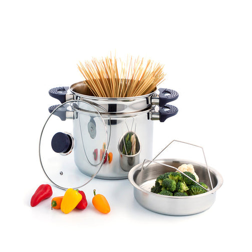 Cookware Quid Stainless steel (5 pcs) (Ø 22-24-14 cm) Quid