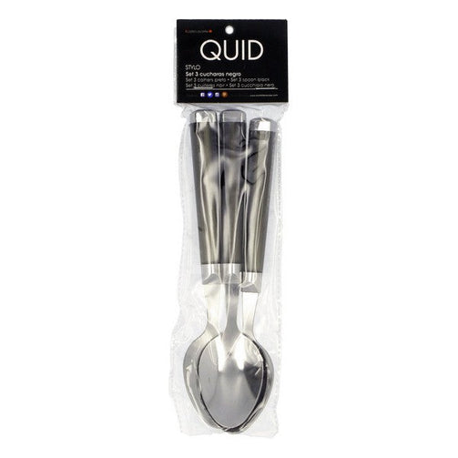 Set of Spoons Quid Stylo (3 pcs) Stainless steel Quid