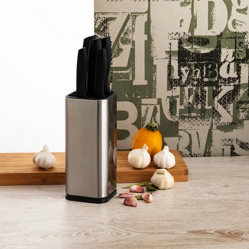 Set of Kitchen Knives and Stand Quid Habitat (5 pcs) Quid