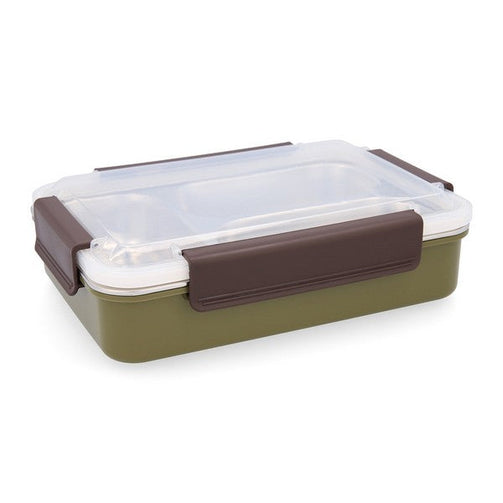 Lunch box Quid GO XTREM Stainless steel (26 x 18,5 x 7 cm) Quid