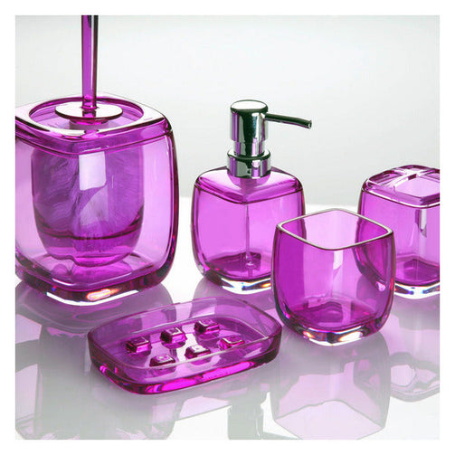 Soap Dispenser Plastic Transparent BigBuy Home