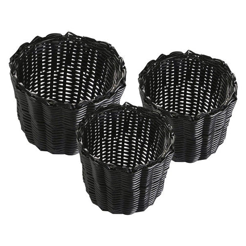 Basket set polypropylene (3 Pieces) (20 x 15 x 20 cm) BigBuy Home