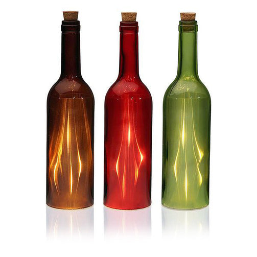 LED Bottle Crystal BigBuy Home