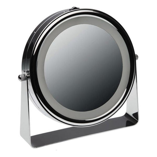 Magnifying Mirror with LED (4 x 20 x 21 cm) (x5) BigBuy Home