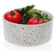 Salad Bowl Vivid Terrazzo Porcelain (22,2 x 11 x 22,2 cm) BigBuy Home