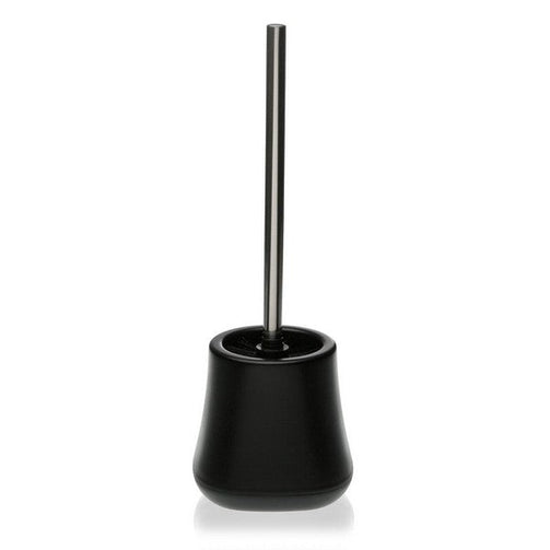 Toilet Brush Plastic Black BigBuy Home