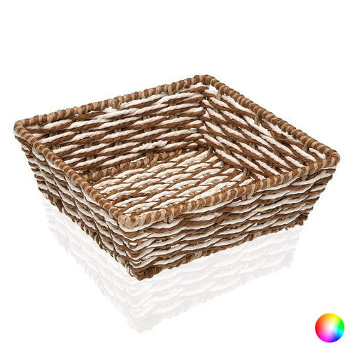 Decorative basket Plastic (23 x 8 x 23 cm) BigBuy Home