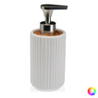 Soap Dispenser Ceramic Bamboo BigBuy Home