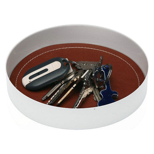 Valet Tray Circular (15,5 x 3 x 15,5 cm) BigBuy Home