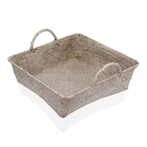 Multi-purpose basket Marine algae (28 x 8 x 28 cm) BigBuy Home