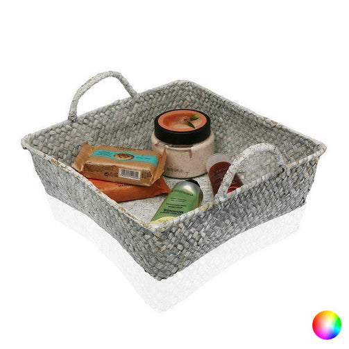 Multi-purpose basket Marine algae (28 x 8 x 28 cm) BigBuy Home