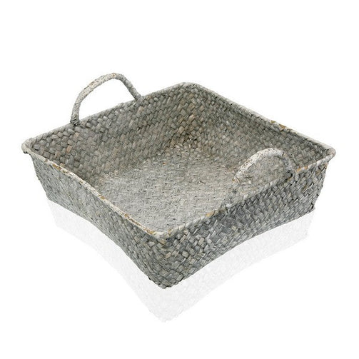 Multi-purpose basket Marine algae (28 x 8 x 28 cm) BigBuy Home