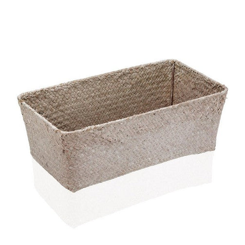 Multi-purpose basket Marine algae (16 x 10 x 30 cm) BigBuy Home