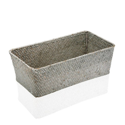 Multi-purpose basket Marine algae (16 x 10 x 30 cm) BigBuy Home