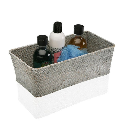 Multi-purpose basket Marine algae (16 x 10 x 30 cm) BigBuy Home