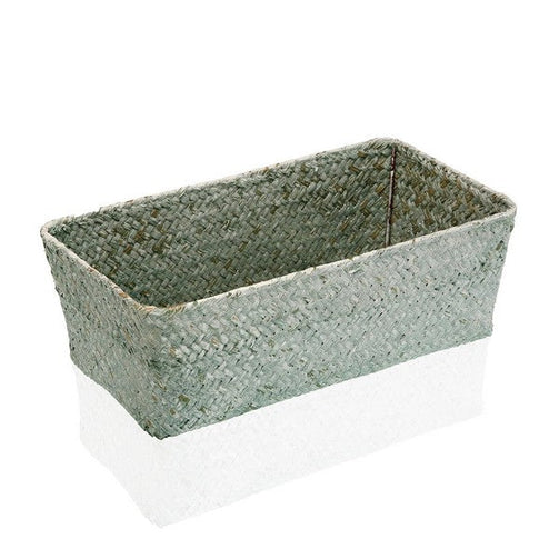 Multi-purpose basket Marine algae (16 x 10 x 30 cm) BigBuy Home