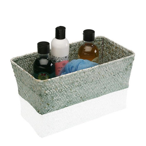 Multi-purpose basket Marine algae (16 x 10 x 30 cm) BigBuy Home