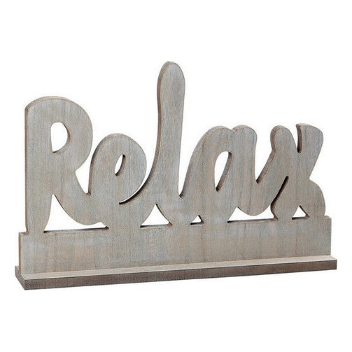 Wooden Sign Relax 112024 BigBuy Home