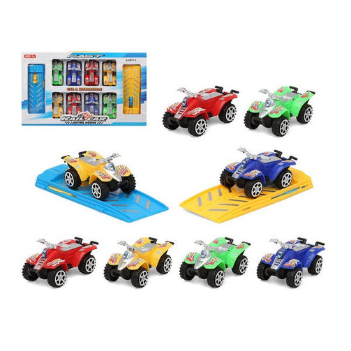 Set of cars Fast Quad 111254 (10 pcs) 111254 BigBuy Fun