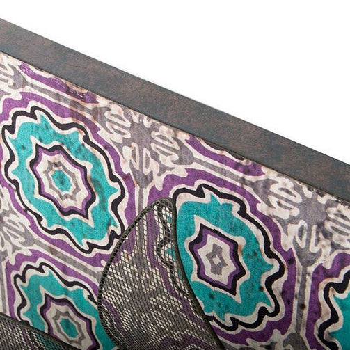 Wall Decoration Dekodonia Metal Floral (2 pcs) Dekodonia