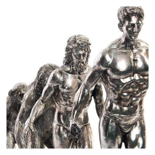 Decorative Figure Dekodonia Resin Chromed (55 x 18 x 42 cm) Dekodonia