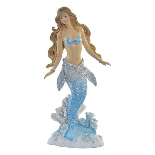 Decorative Figure Dekodonia Mermaid Resin (14 x 9 x 30 cm) Dekodonia