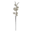 Decorative Flower Dekodonia White Foam (20 x 113 cm) Dekodonia