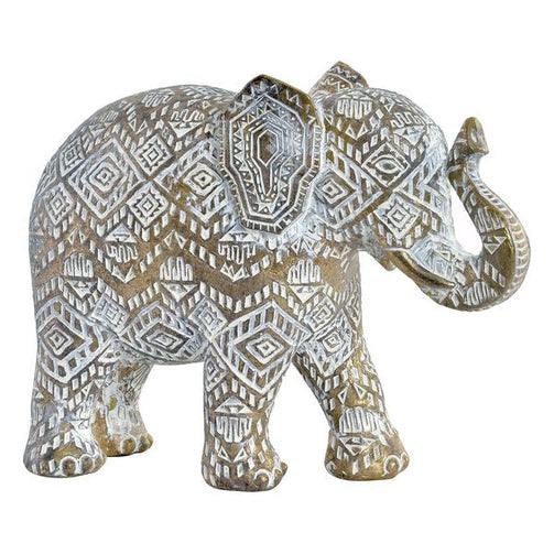 Decorative Figure Dekodonia Resin Elephant (22 x 8 x 16 cm) Dekodonia