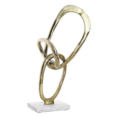 Decorative Figure Dekodonia Aluminium Marble Chic Dekodonia