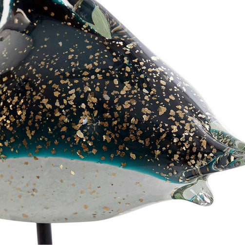 Decorative Figure Dekodonia Metal Crystal Fish (30 x 8 x 21 cm) Dekodonia