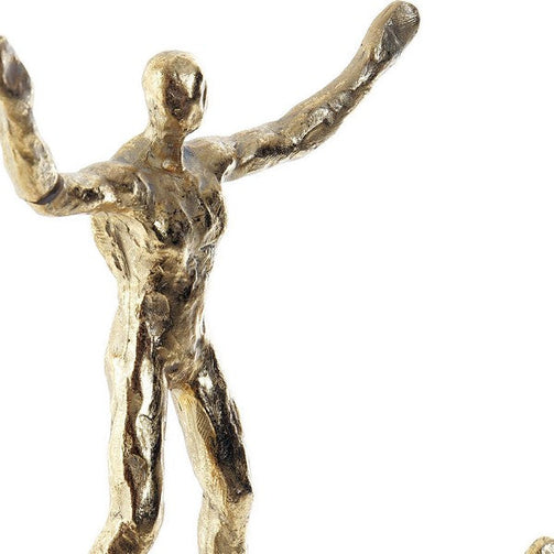 Decorative Figure Dekodonia Metal Resin Marble (23 x 8 x 48 cm) Dekodonia