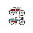 Vehicle Dekodonia Decoration Vintage Bicycle (2 pcs) (30 x 9 x 17 cm) Dekodonia